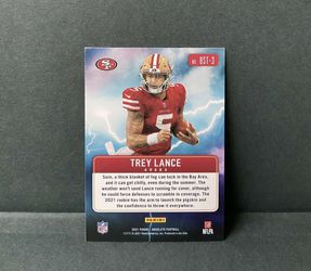 Trey Lance 2021 Absolute Football By Storm RC Rookie Insert #BST-3 49ers 🔥 Thumbnail