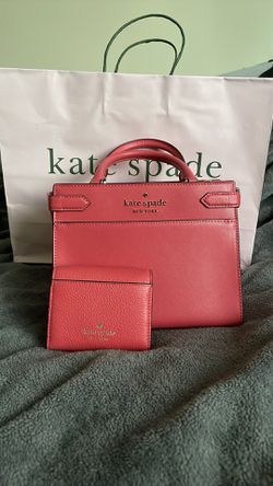 Brand New Kate Spade Small Satchel And Matching Wallet   Thumbnail