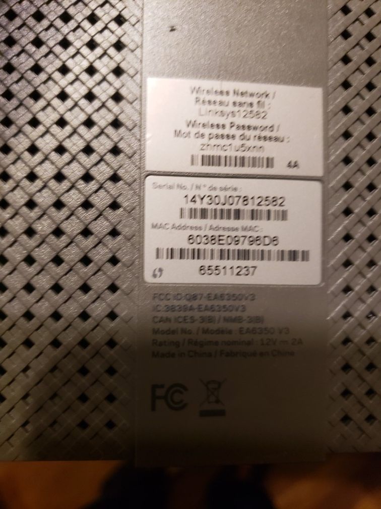 LINKSYS EA6350 Dual-Band Wi-Fi Router