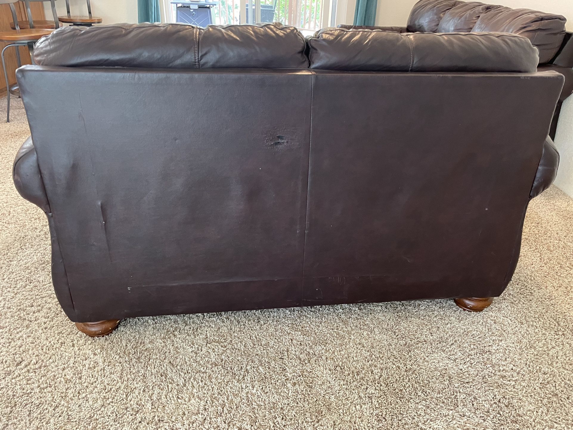 Ashley Furniture Leather Couch Set