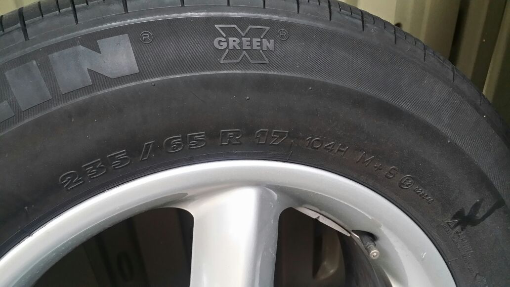 Bmw R17 TIRE AND RIM