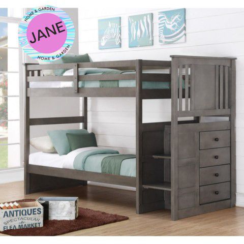 👨‍👩‍👧‍👦👨‍👩‍👦‍👦👨‍👩‍👧‍👧Twin over Full LOFT BED 😍 $54 down only