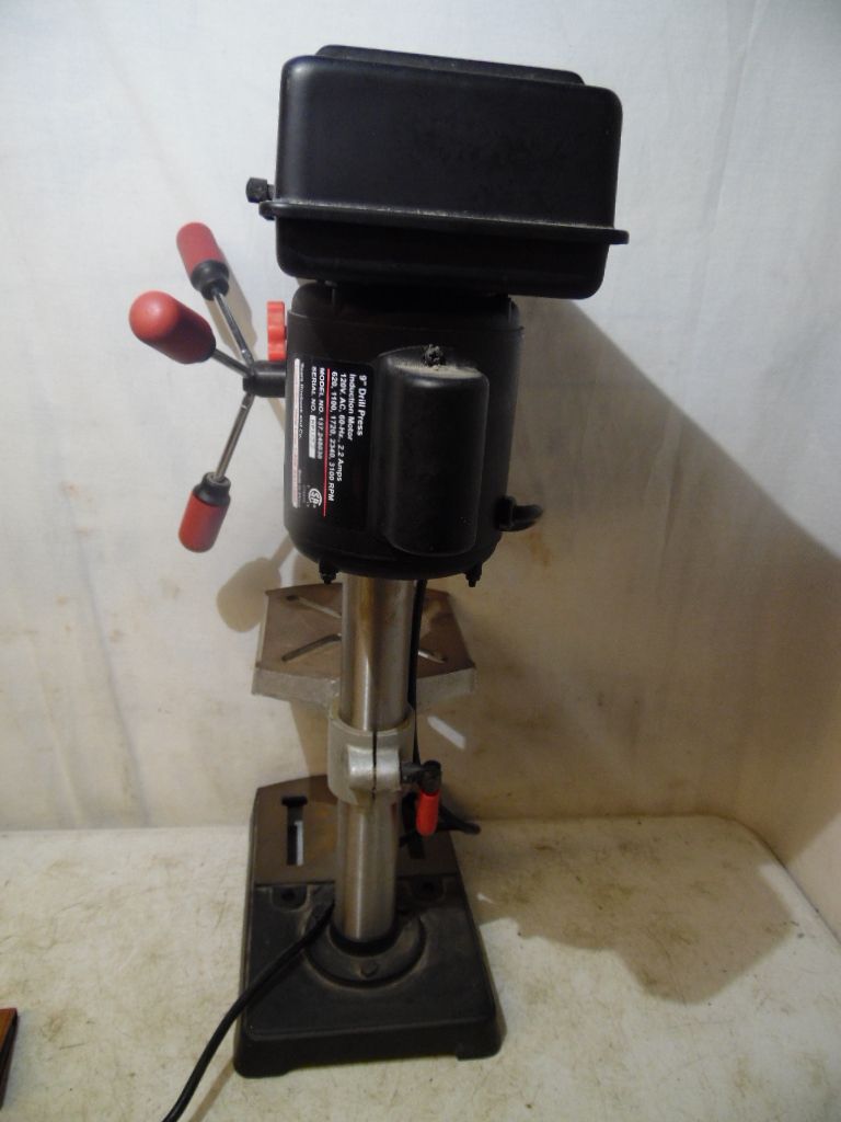 Craftsman 9 Inch Drill Press Model 137.219030 Induction Motor 120V 3100 RPM Craftsman 9 Inch Drill Press Model 137.219030 Induction Motor 120V 3100 RPM