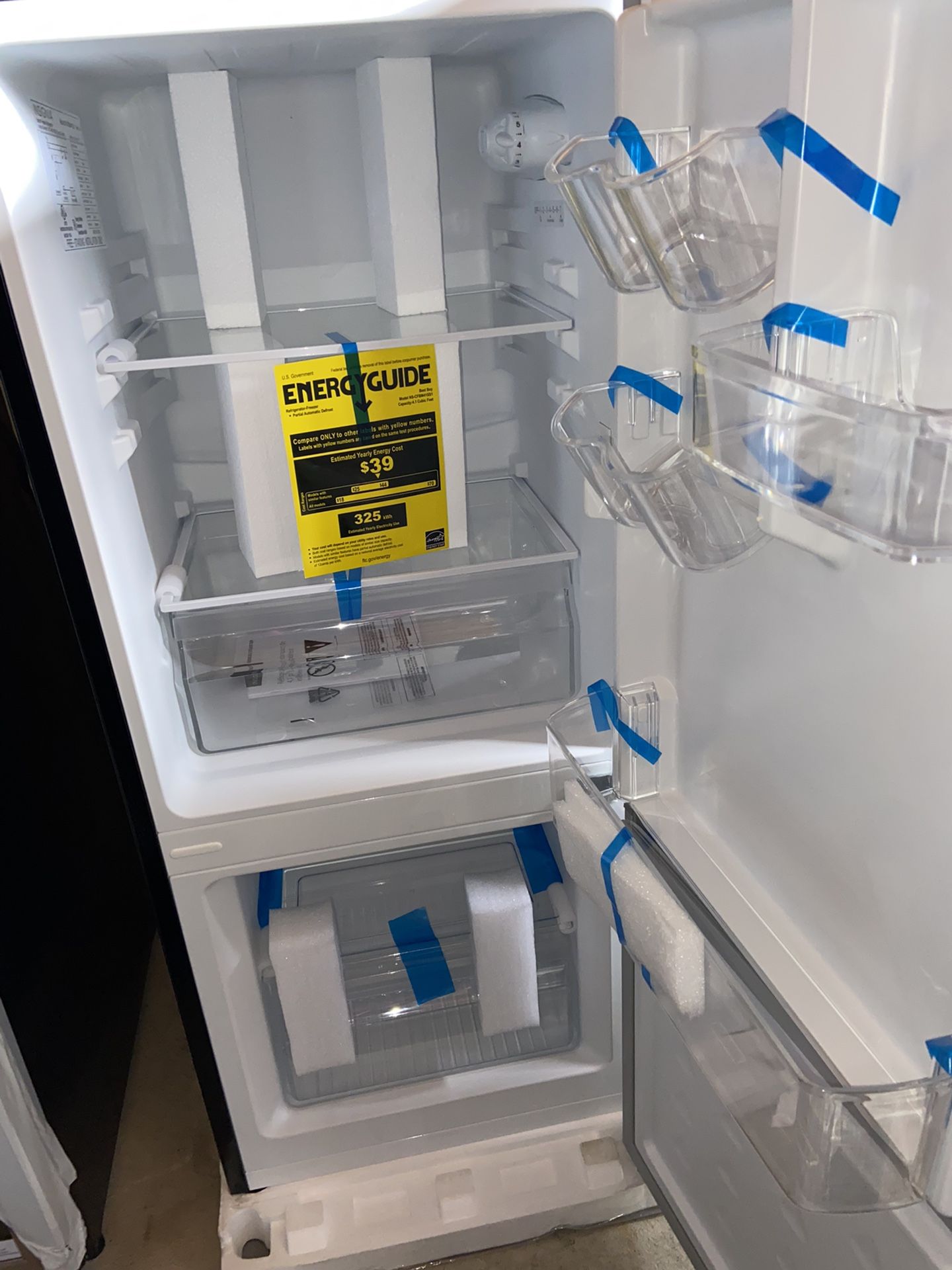 Insignia Bottom Mount Compact Fridge New