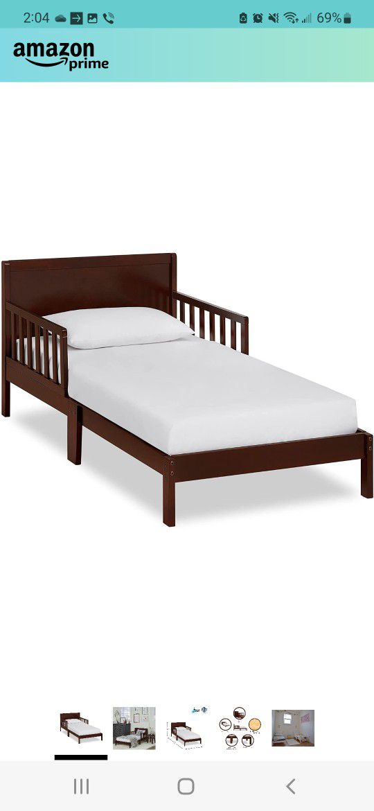 Dream On Me Brookside Toddler Bed in Espresso
