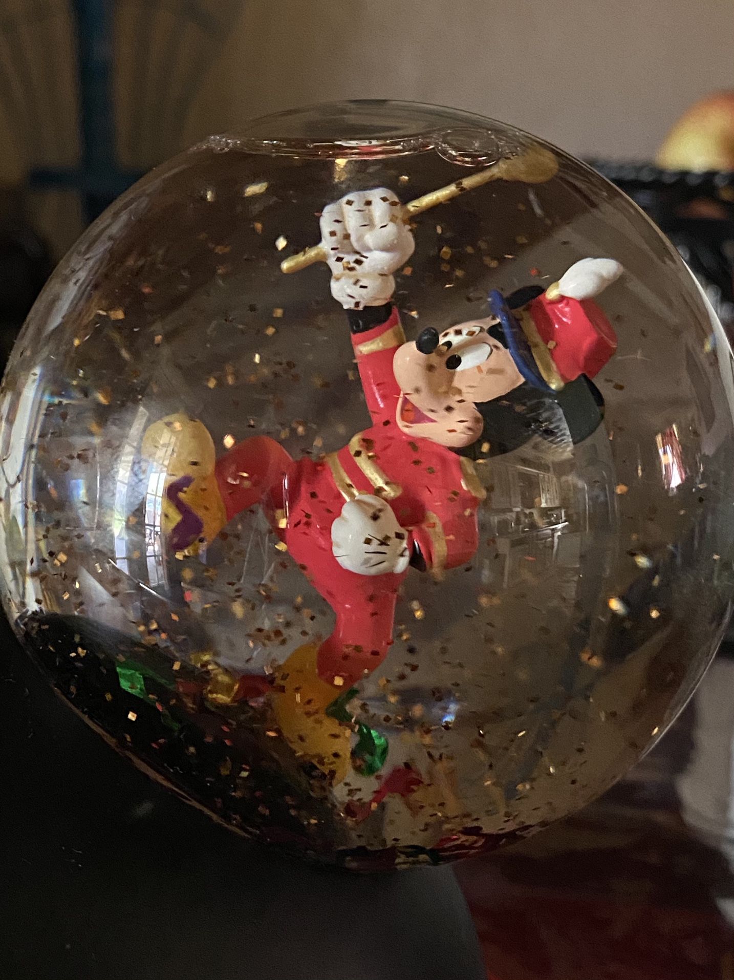Mickey Mouse March Ears Musical Globe