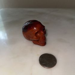 Red Jasper Skull 💀  Thumbnail