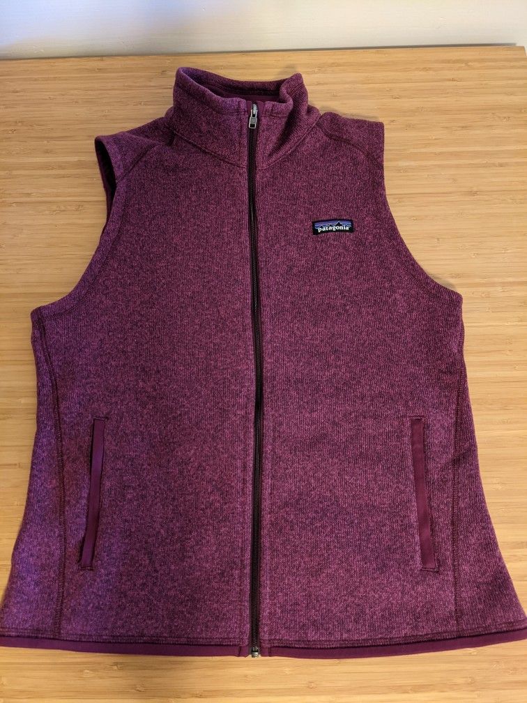 Patagonia Better Sweater Women's Vest Medium Violet Red.