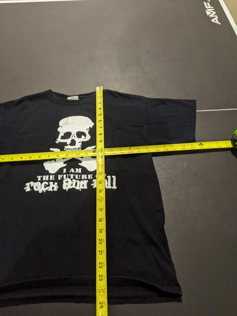 Ladies. Small. Youth. Extra Large. Official Rock N Roll Hall of Fame shirt. "I am the future of Rock and Roll"
