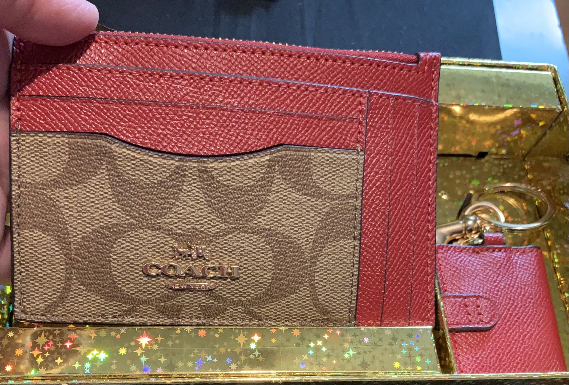 Coach Wallet & Picture Frame Bag Tag Brand New