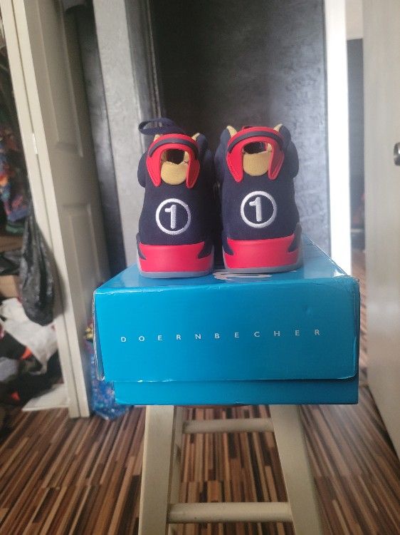 Jordan 6 Doernbecher 2019 Good Cond Sz 11 $400