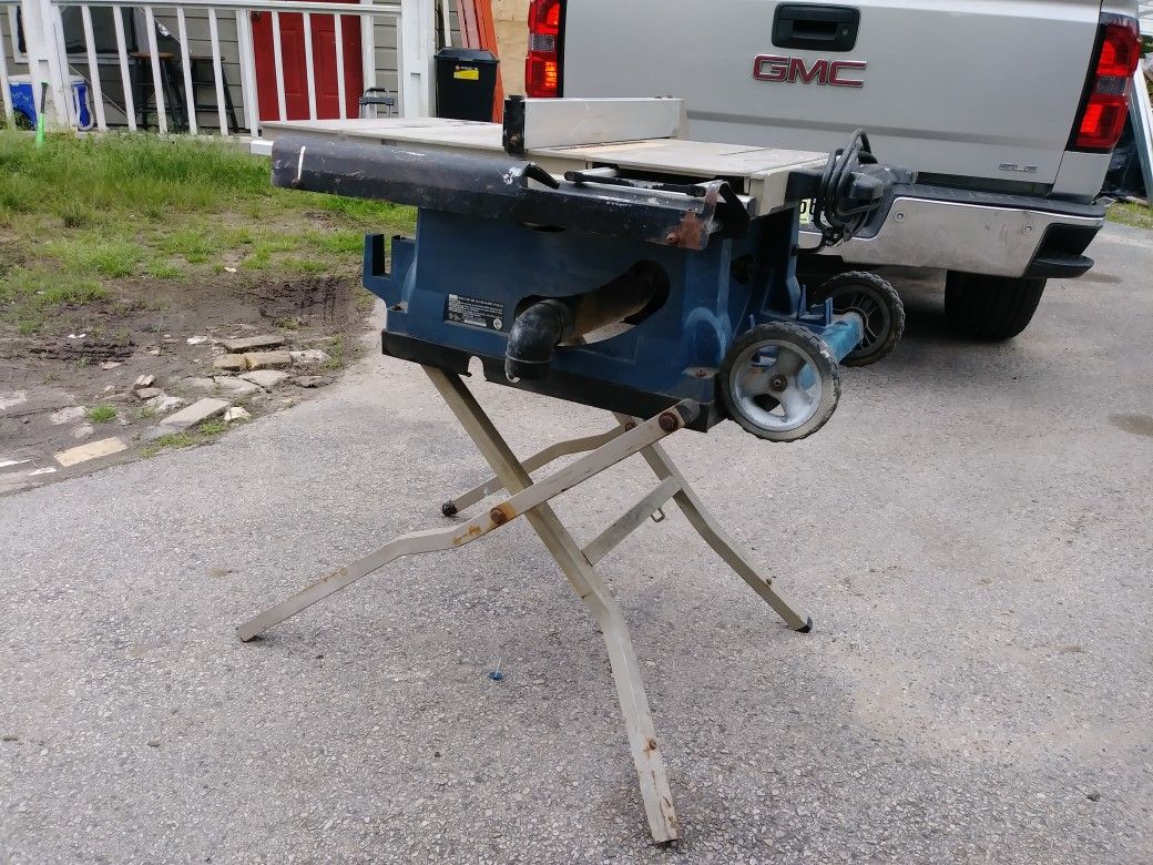 Ryobi Table Saw with stand