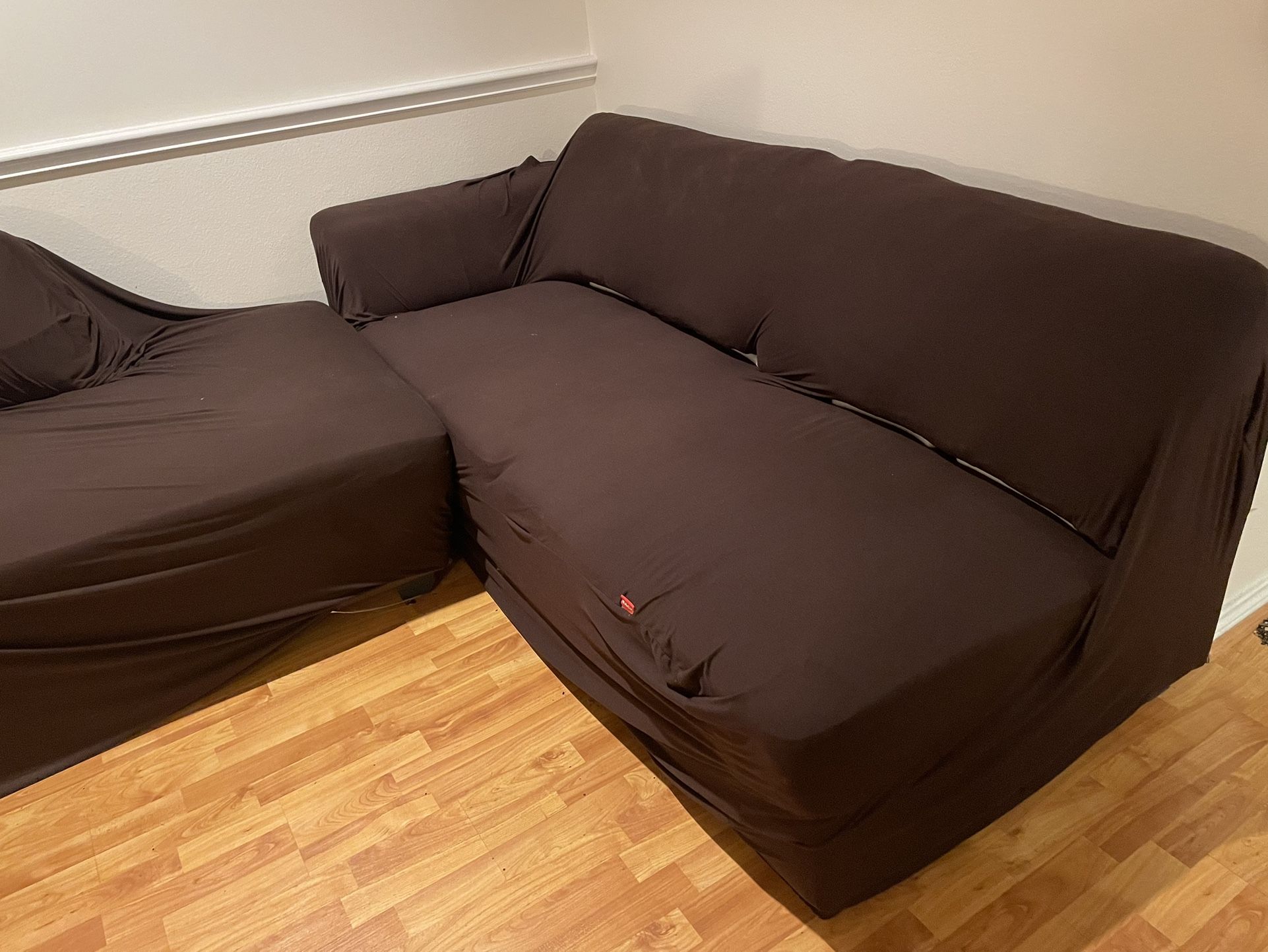 Faux Leather Sectional Sofa