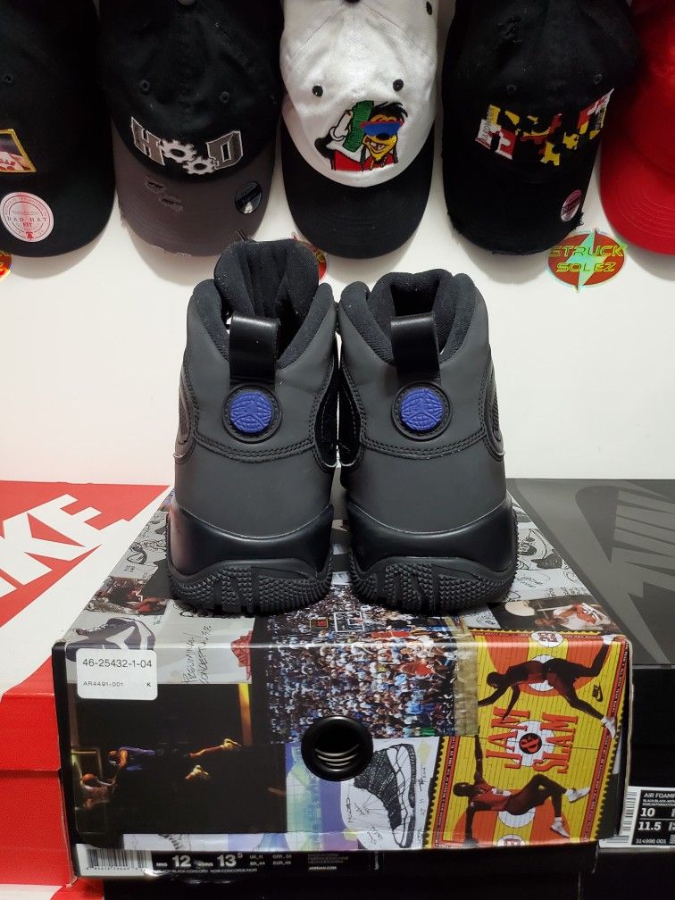 Air Jordan 9 Boot NRG 'Blk Concord' *Sz 12 USED*