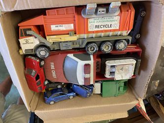 Box Of Toy Trucks And Cars  Thumbnail