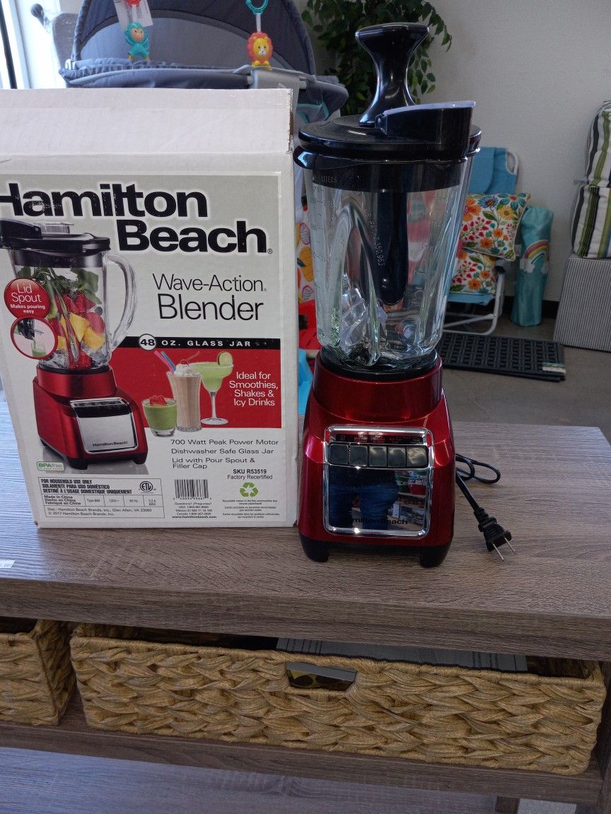 Licuadora Hamilton Beach De 700 Wt Vaso De Bidrio