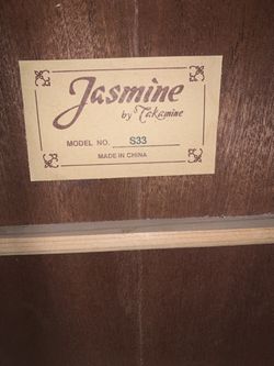 Jasmine By Takamine - Electric/acoustic Guitar  Thumbnail
