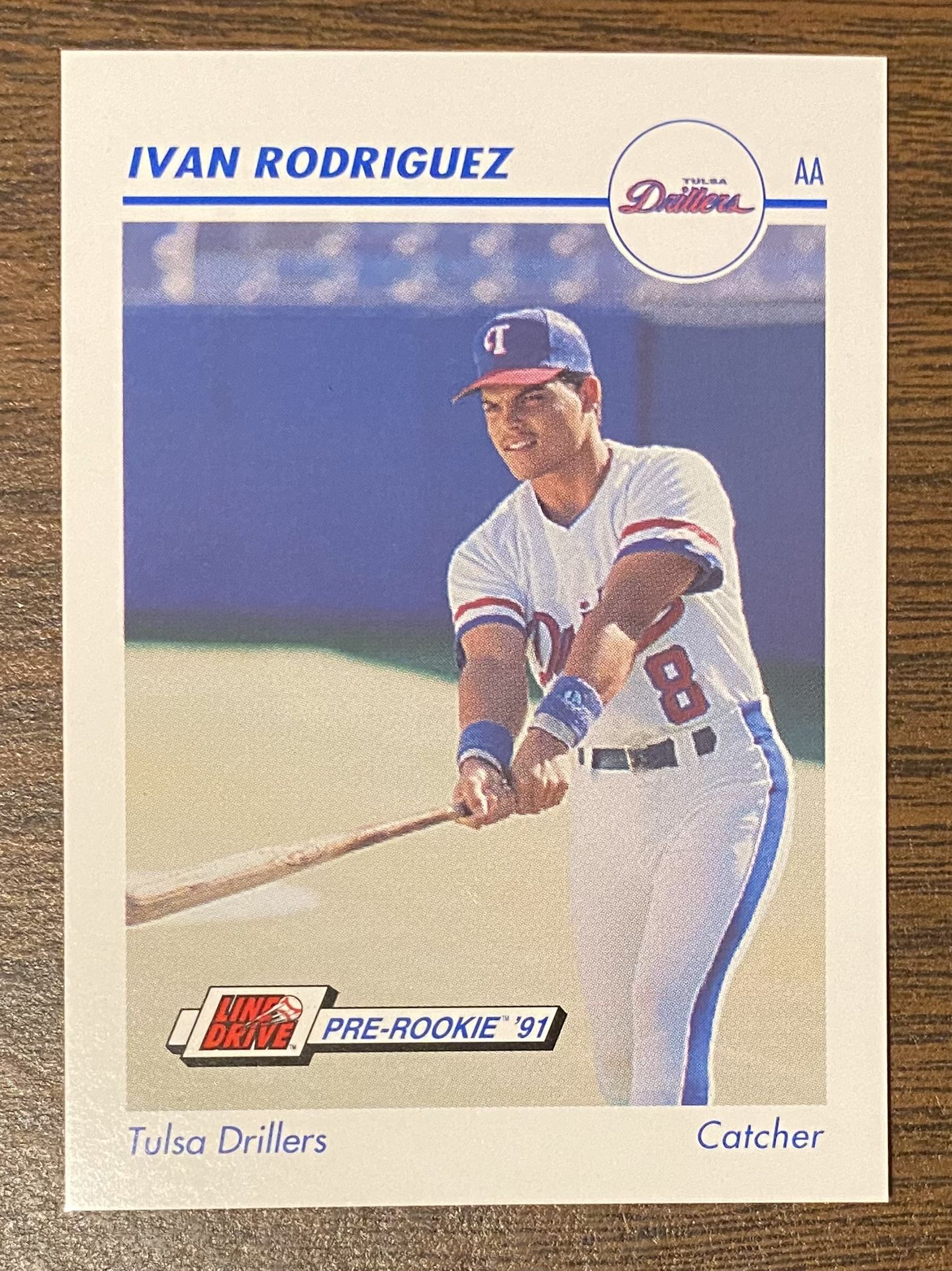 LOT OF 3 IVAN “PUDGE” RODRIGUEZ 1991 MINOR LEAGUE ROOKIE BASEBALL CARDS HOF x 3
