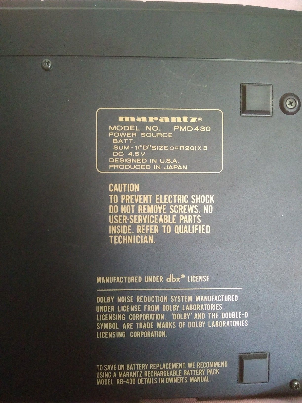 Marantz PMD430