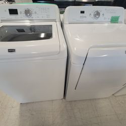 Maytag Tap Load Washer And Electric Dryer Set Used In Good Condition With 90day's Warranty  Thumbnail