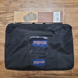 Nwt! Jansport 20in Messenger Travel Duffel Bag Black Shoulder Strap Handle Thumbnail