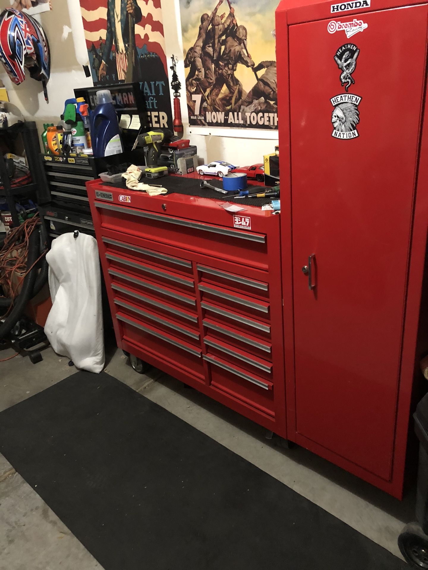 US GENERAL TOOL CHEST WITH and tools for Sale in Las Vegas, NV