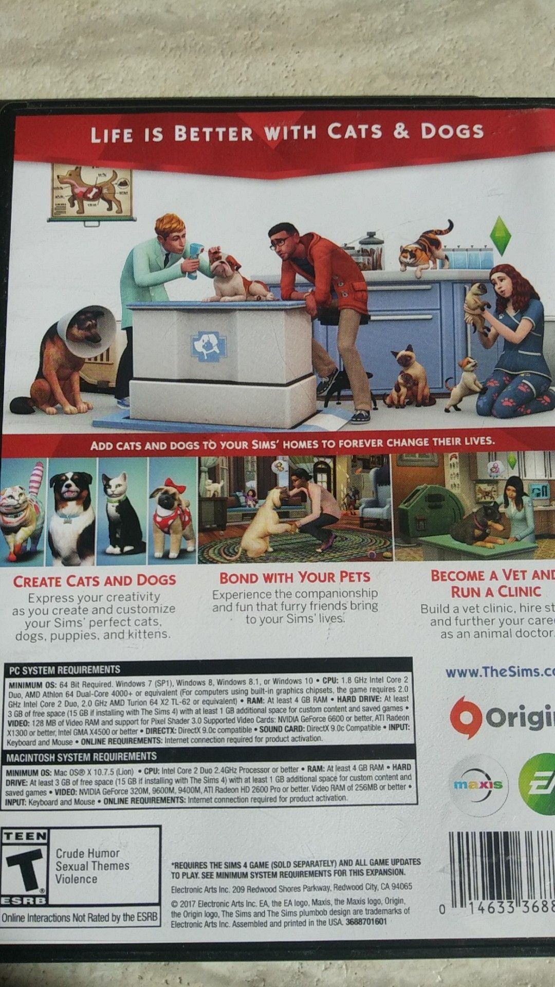 The sims 4 cats and dogs disc - golftaia