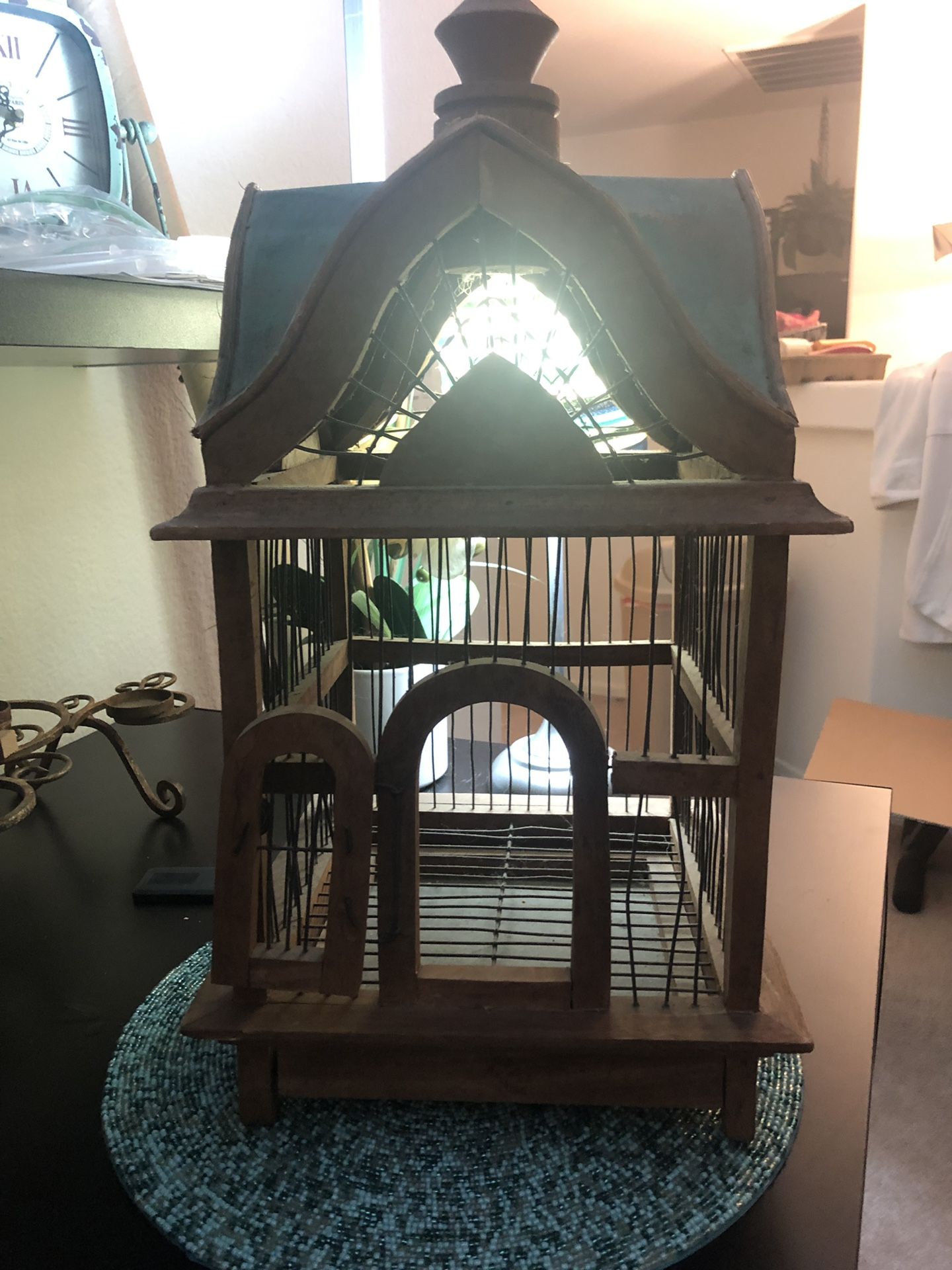Bird cage decoration