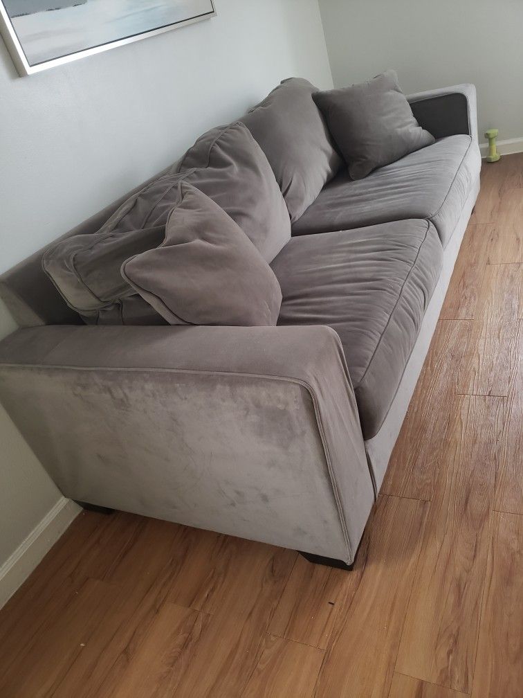 Grey Sofa.