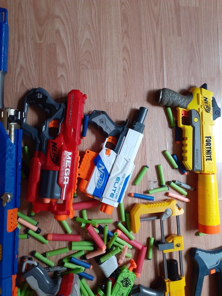 Nerf Guns With Bullets