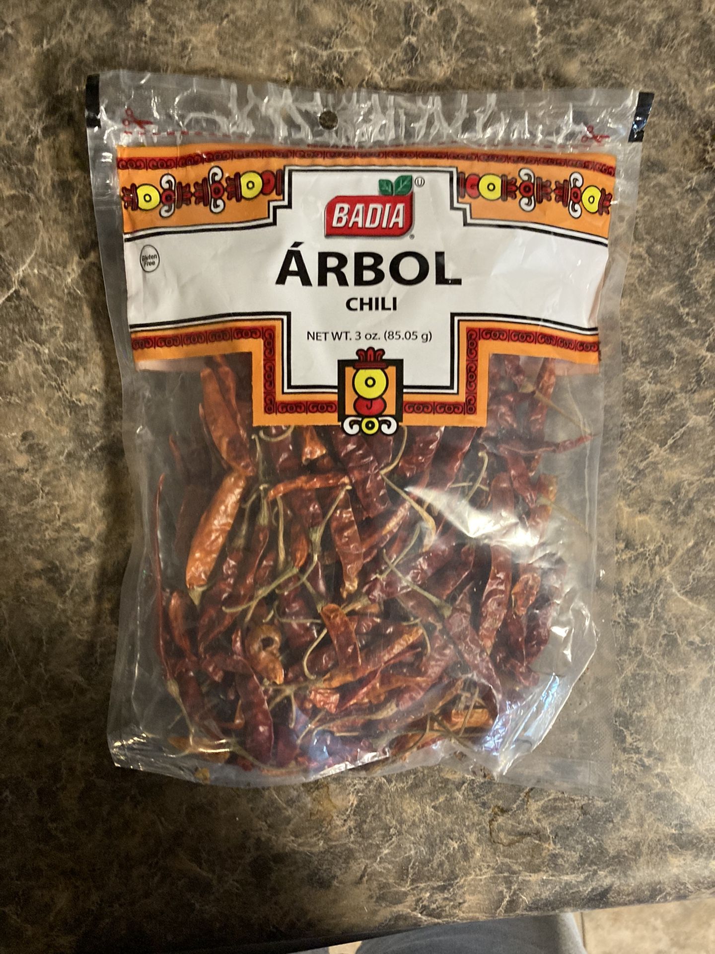 Arbol Chili 3oz Bags