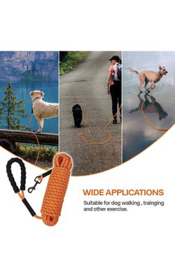 Taglory Dog Training Leash,Long Dog Rope Leash - 15 Ft Thumbnail