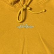 Hollister yellow cropped hoodie!! Size small! Thumbnail