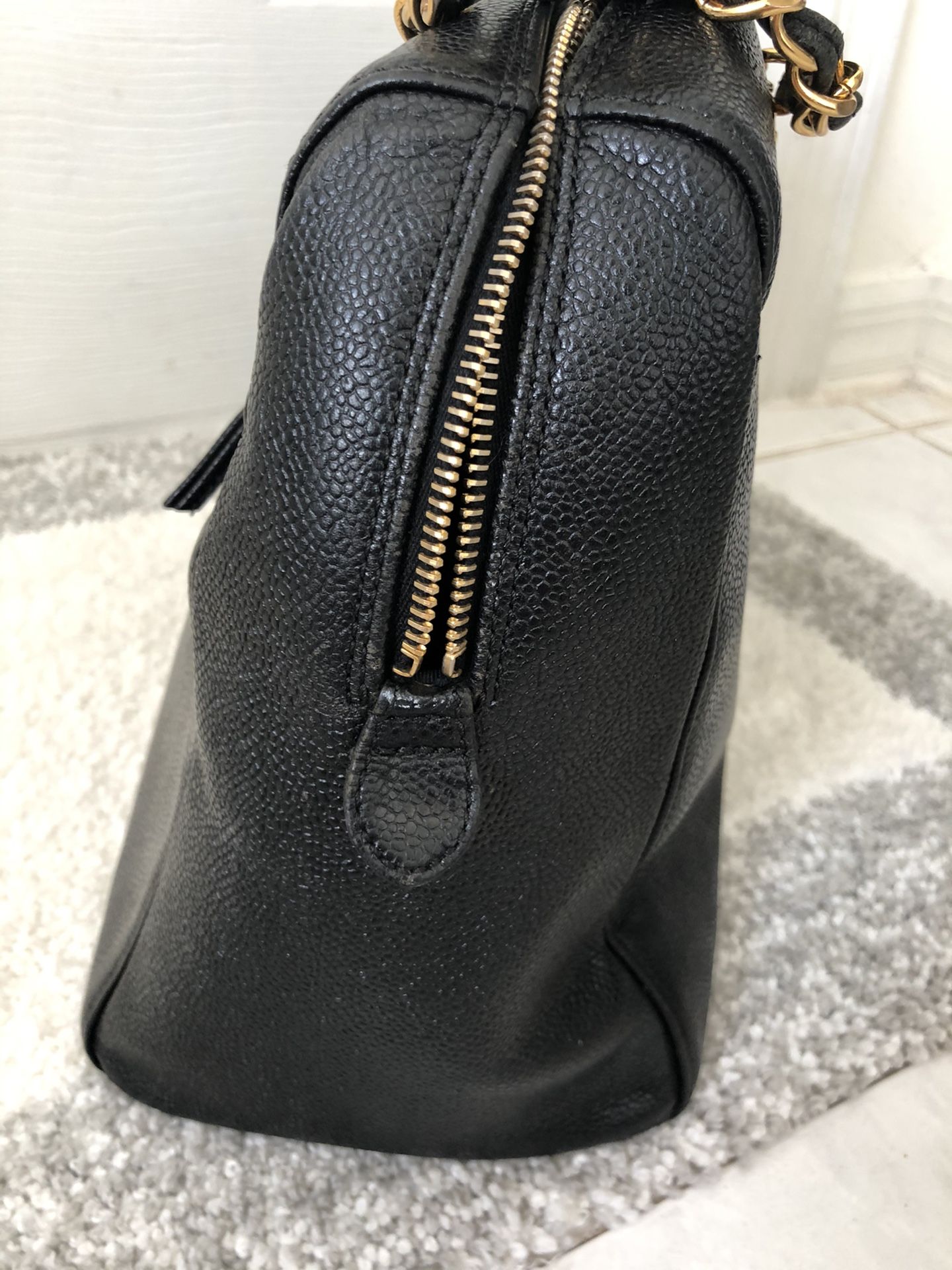 CHANEL BOSTON LARGE SHOULDER AUTHENTIC BAG