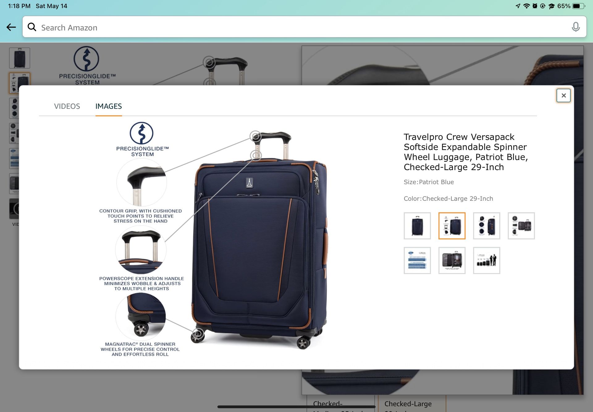 NEW: Checked-Large 29 Inch Luggage