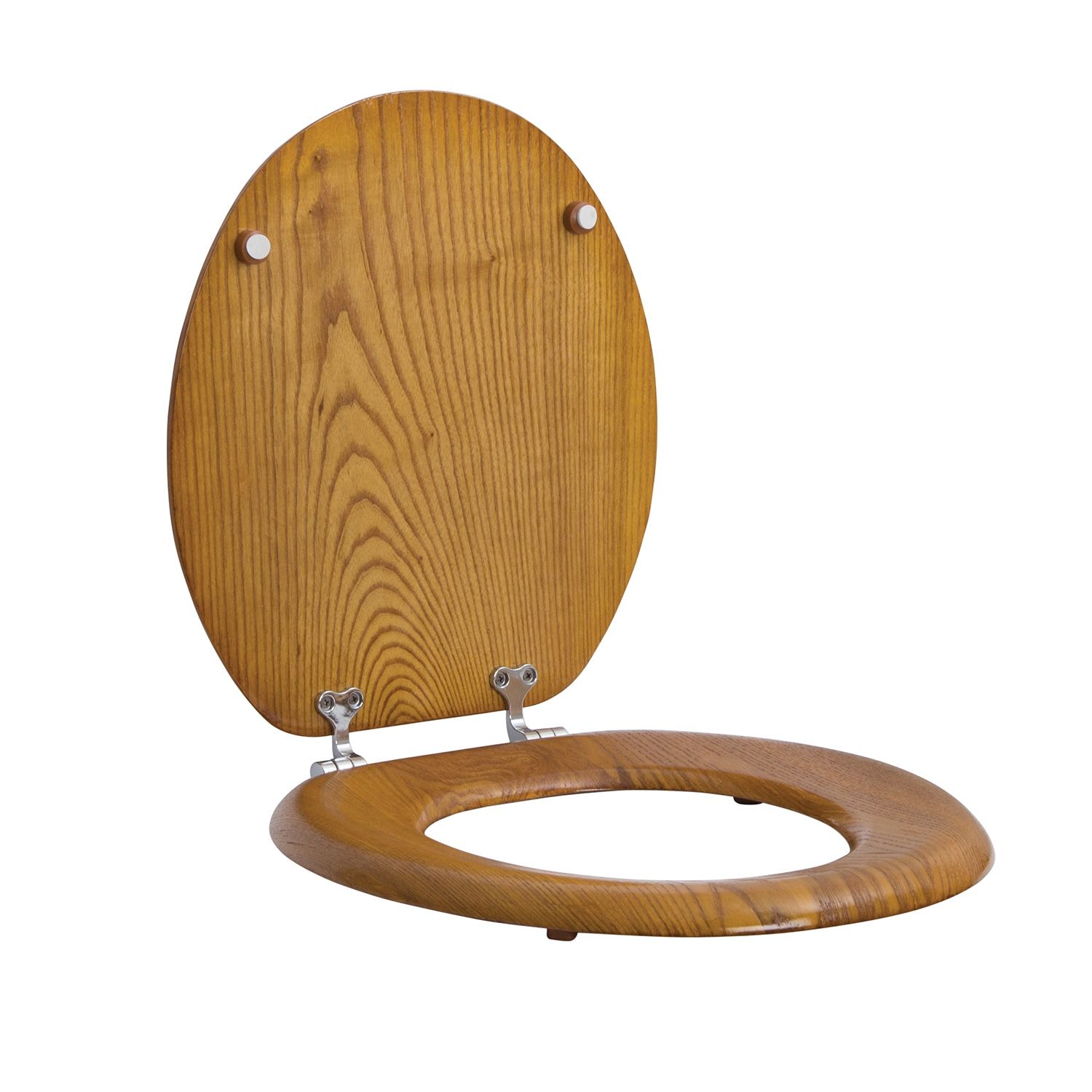 Mainstays Molded Wood Round Toilet Seat in Medium Oak Finish for Sale in Miami, FL OfferUp