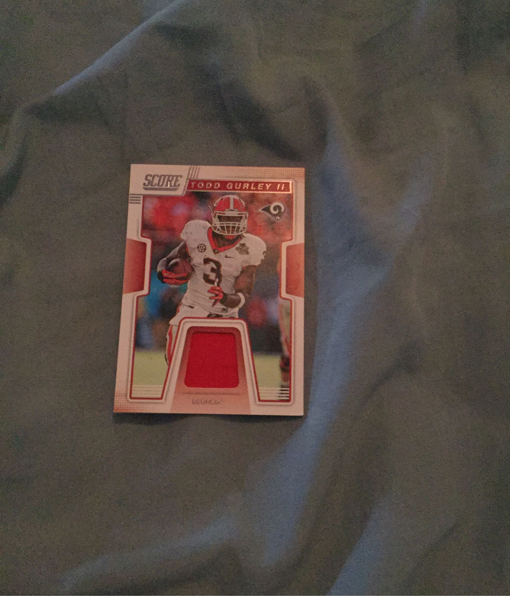 Todd Gurley Georgia jersey card
