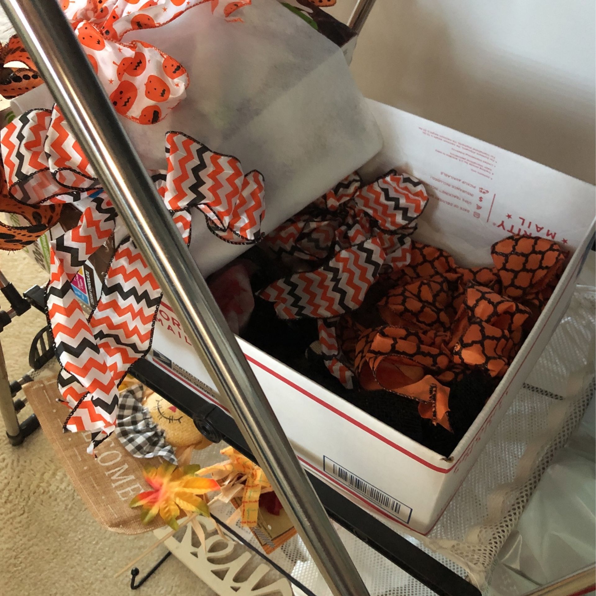 Halloween and Fall Craft decorations, Ribbon and More