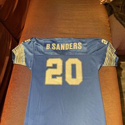 Throwback Barry Sanders Detroit Lions Youth Jersey Thumbnail