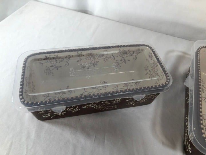 Temp-tations Floral Lace 5 Pc. Bakerware Set with lid