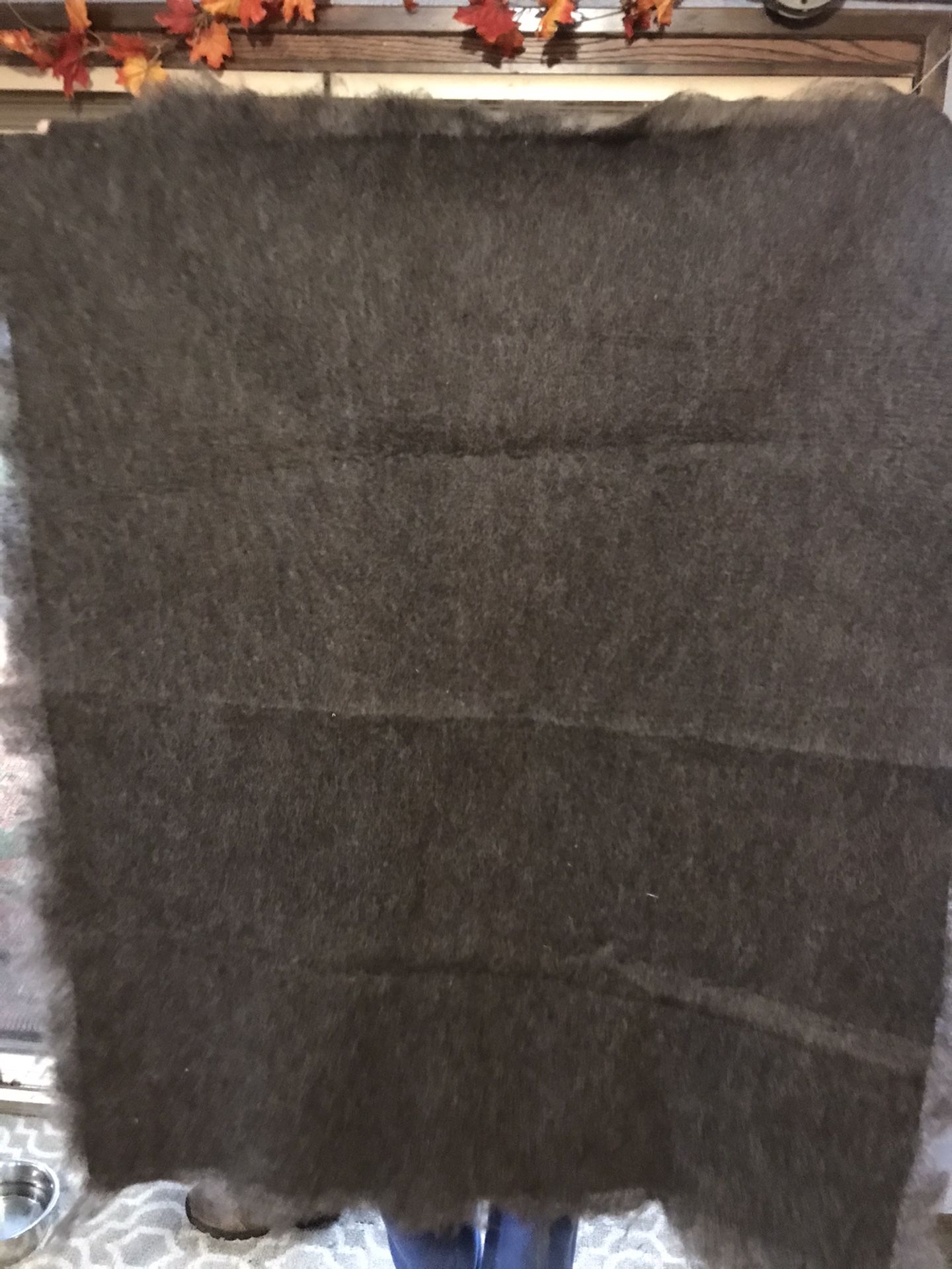 Alpaca Felted Blanket Throw