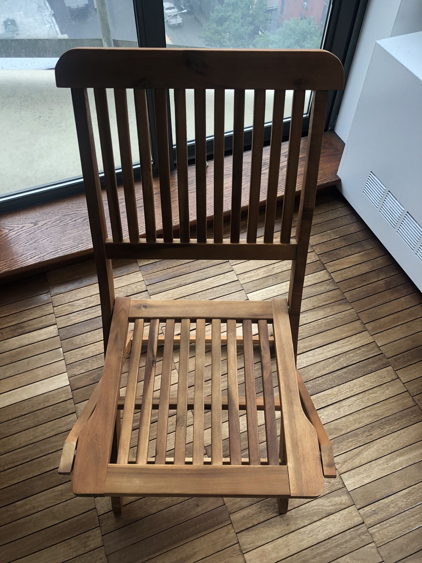 3-Piece Acacia Wood Patio/Balcony Set