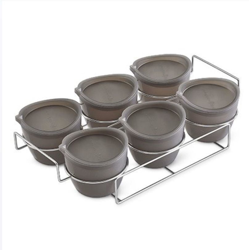Pampered chef freezer rack with bowls