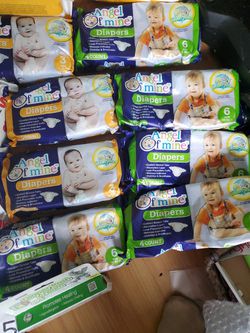 Diaper Lot Sizes 2-6 Wipes &more Thumbnail