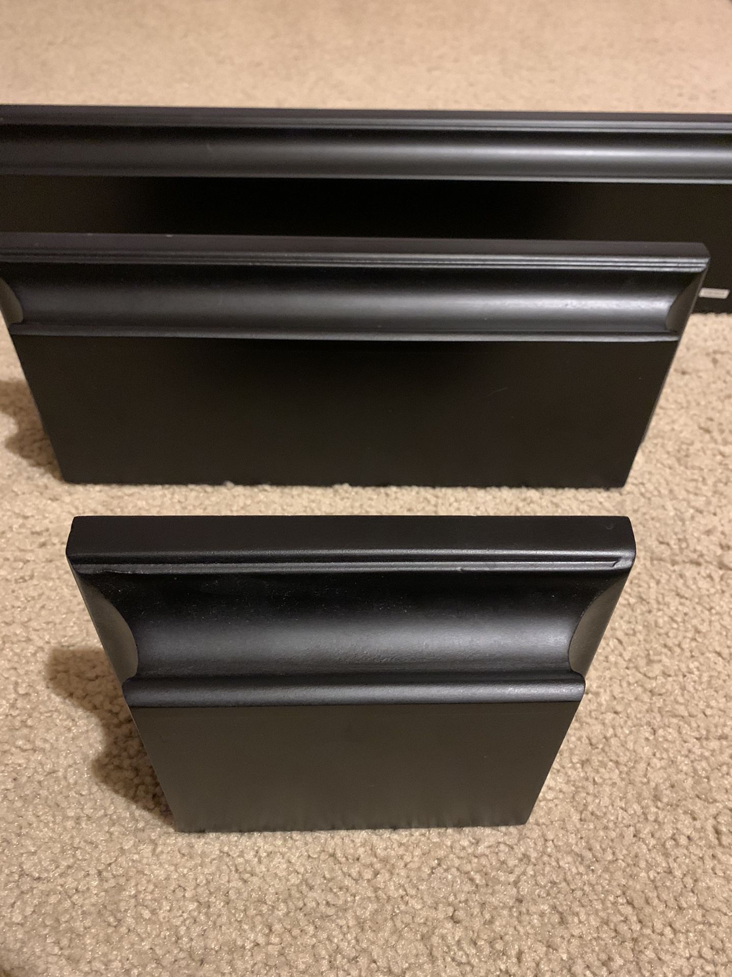3 floating shelves