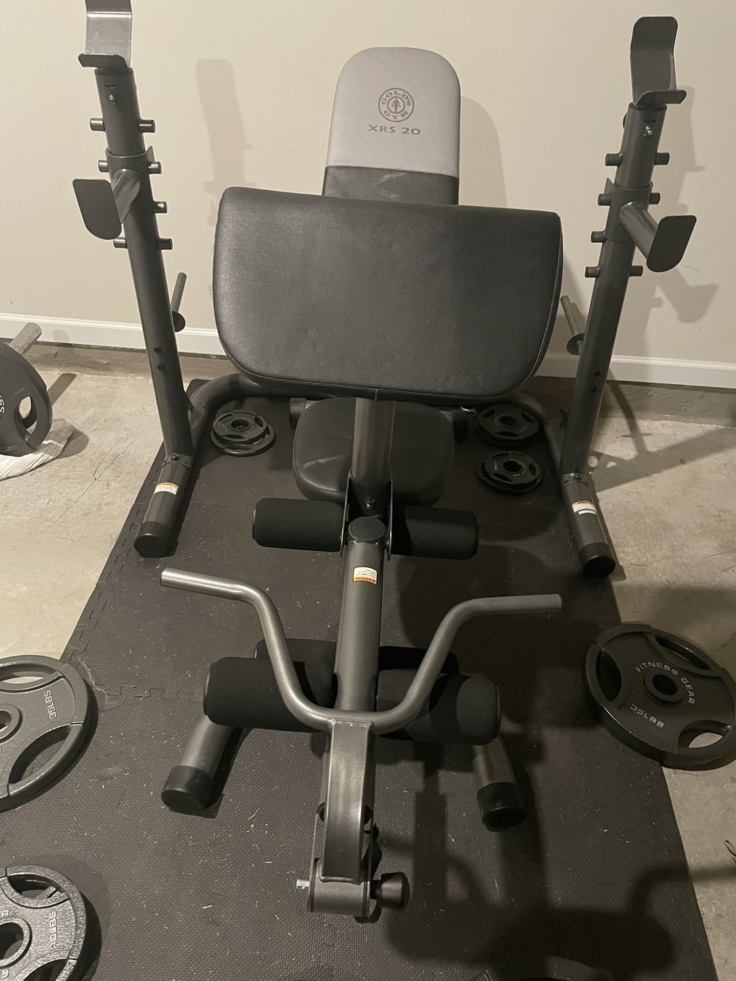 Golds Gym Bench And Squat Rack
