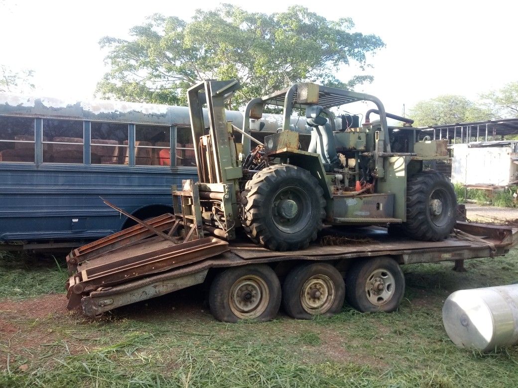 4bt cummins turbo 4x4 Military forklift