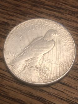 1926s Peace Silver Dollar Thumbnail