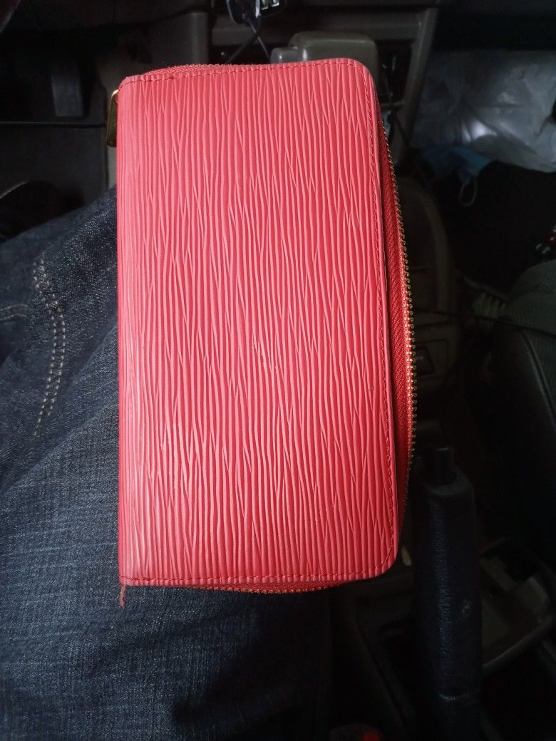Louis Vuitton X Supreme Brazza Wallet EPI Red