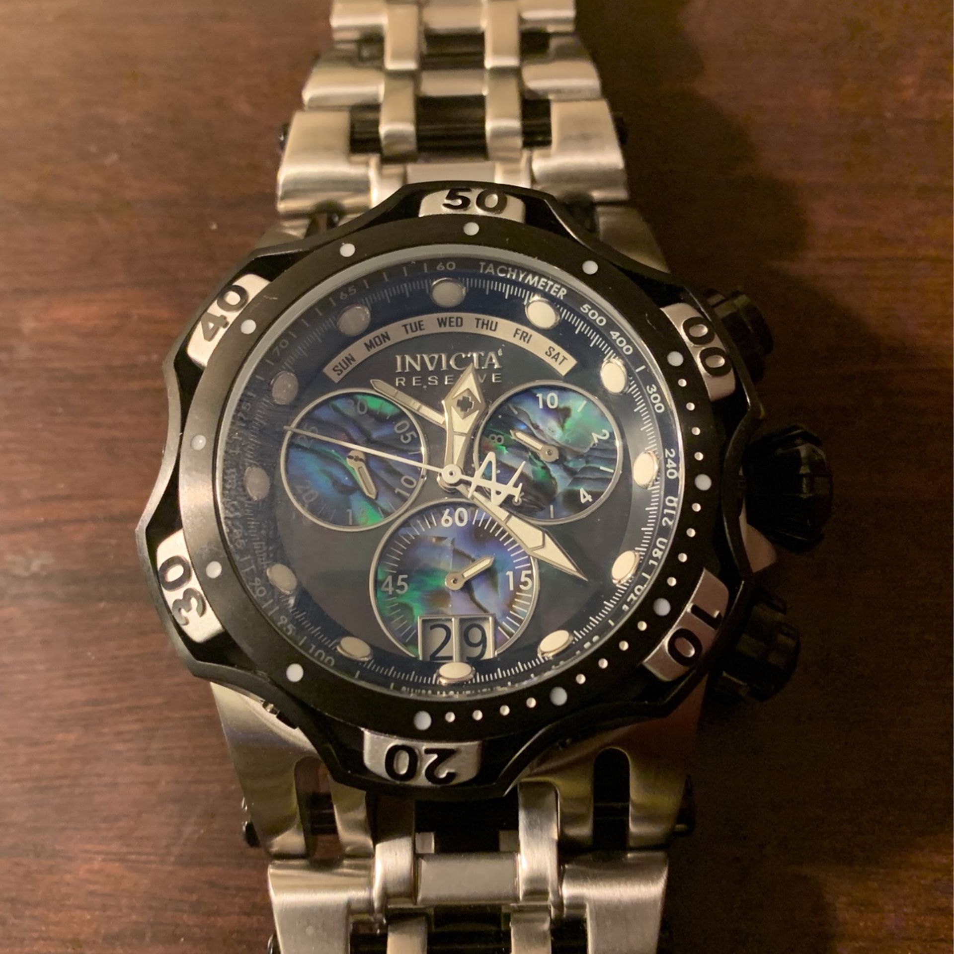 Invicta Reserve Men's 52mm Chaos Fusion Swiss Quartz Chronograph Bracelet Watch